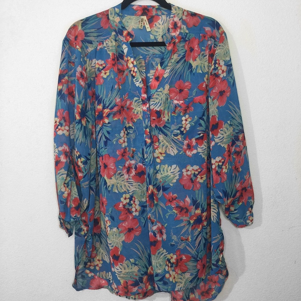 🥏Blue Blouse - Picture 4 of 8